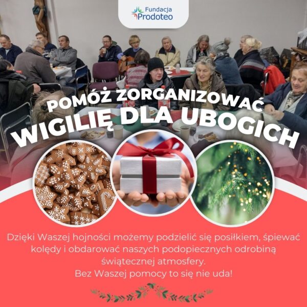 Pomóż zorganizować Wigilię dla ubogich